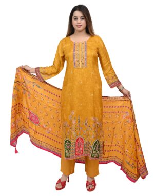 Mustard Straight Suit