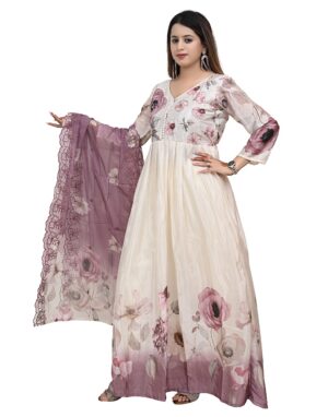 Pink White long suit